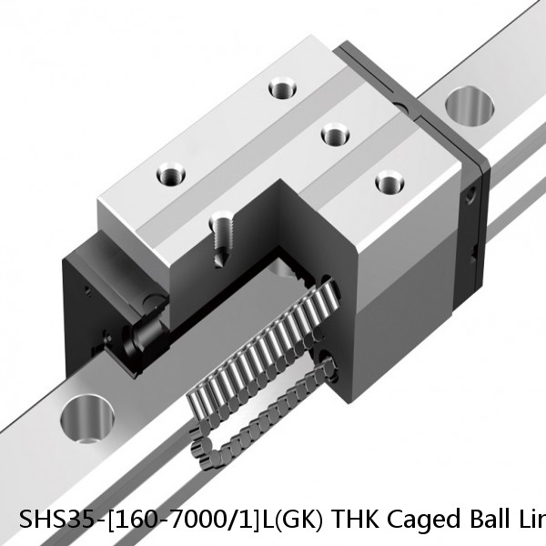 SHS35-[160-7000/1]L(GK) THK Caged Ball Linear Guide Rail Only Standard Grade Interchangeable SHS Series