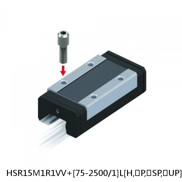 HSR15M1R1VV+[75-2500/1]L[H,​P,​SP,​UP] THK Medium to Low Vacuum Linear Guide Accuracy and Preload Selectable HSR-M1VV Series