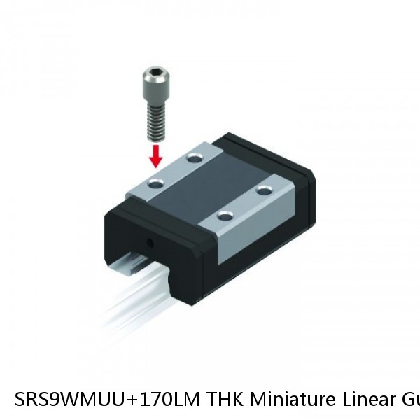SRS9WMUU+170LM THK Miniature Linear Guide Stocked Sizes Standard and Wide Standard Grade SRS Series