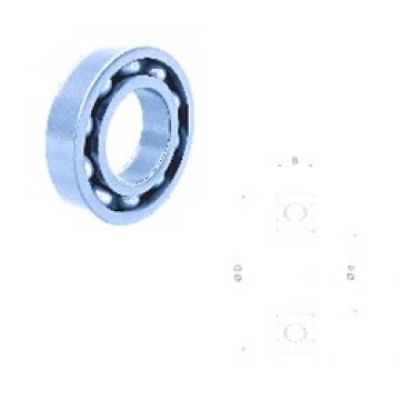 40 mm x 80 mm x 23 mm  Fersa 62208-2RS deep groove ball bearings