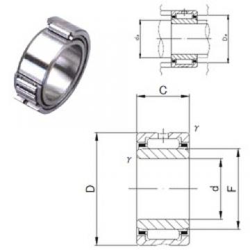 10 mm x 22 mm x 13 mm  JNS NA4900M needle roller bearings