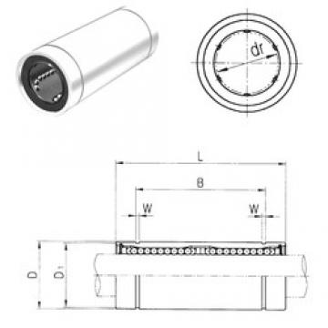 25 mm x 40 mm x 82 mm  Samick LME25LUU linear bearings