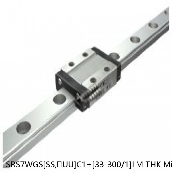 SRS7WGS[SS,​UU]C1+[33-300/1]LM THK Miniature Linear Guide Full Ball SRS-G Accuracy and Preload Selectable #1 small image