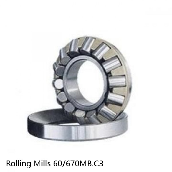 60/670MB.C3 Rolling Mills Sealed spherical roller bearings continuous casting plants