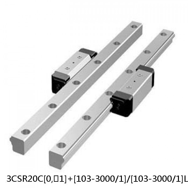 3CSR20C[0,​1]+[103-3000/1]/[103-3000/1]L[P,​SP,​UP] THK Cross-Rail Guide Block Set #1 small image