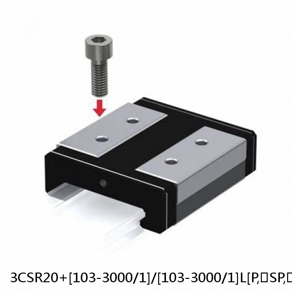 3CSR20+[103-3000/1]/[103-3000/1]L[P,​SP,​UP] THK Cross-Rail Guide Block Set #1 small image