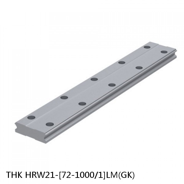 HRW21-[72-1000/1]LM(GK) THK Wide Rail Linear Guide (Rail Only) Interchangeable HRW Series #1 small image
