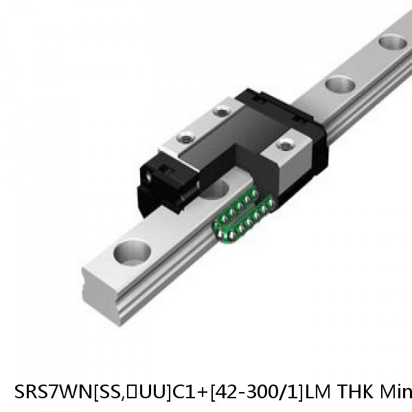 SRS7WN[SS,​UU]C1+[42-300/1]LM THK Miniature Linear Guide Caged Ball SRS Series #1 small image