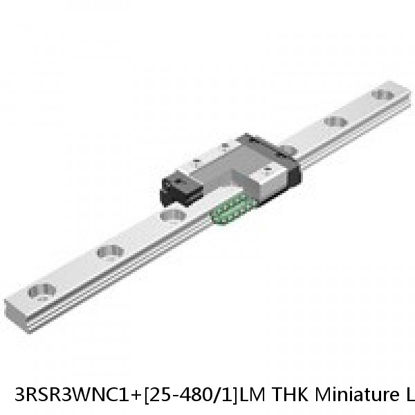 3RSR3WNC1+[25-480/1]LM THK Miniature Linear Guide Full Ball RSR Series #1 small image