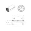 10 mm x 19 mm x 44 mm  Samick LM10LUU linear bearings #2 small image