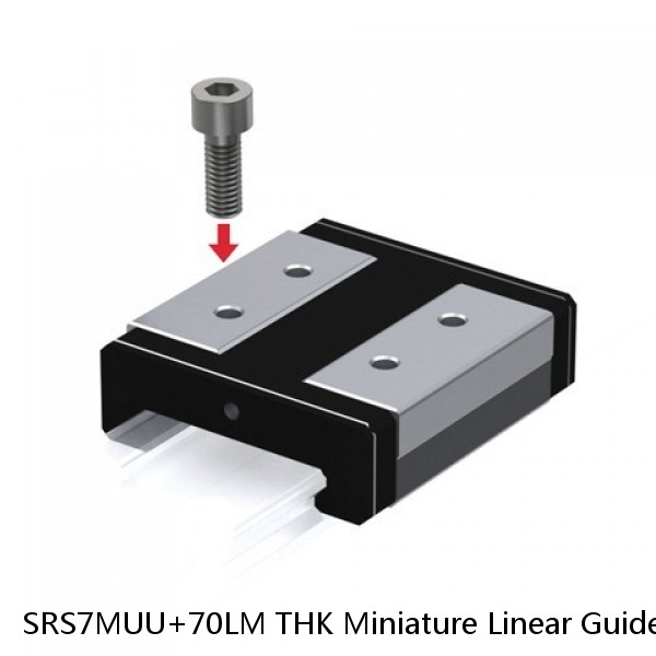 SRS7MUU+70LM THK Miniature Linear Guide Stocked Sizes Standard and Wide Standard Grade SRS Series #1 image