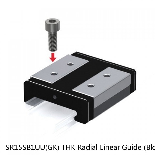 SR15SB1UU(GK) THK Radial Linear Guide (Block Only) Interchangeable SR Series #1 image