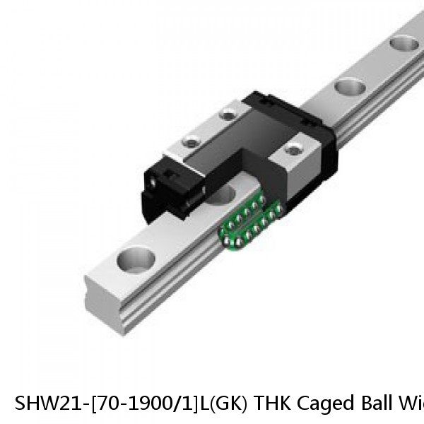 SHW21-[70-1900/1]L(GK) THK Caged Ball Wide Rail Linear Guide (Rail Only) Interchangeable SHW Series #1 image