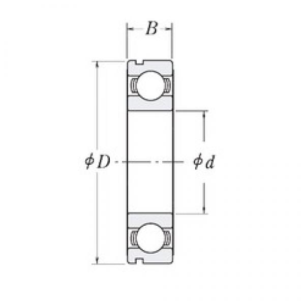 38,1 mm x 82,55 mm x 19,05 mm  RHP LJ1.1/2-N deep groove ball bearings #2 image