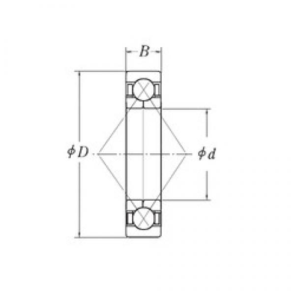 38,1 mm x 82,55 mm x 19,05 mm  RHP QJL1.1/2 angular contact ball bearings #2 image