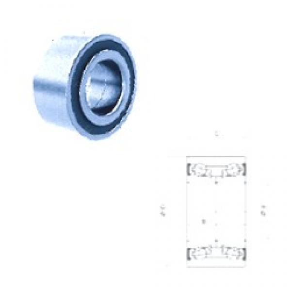27 mm x 53 mm x 43 mm  PFI PW27530043CSHD angular contact ball bearings #2 image
