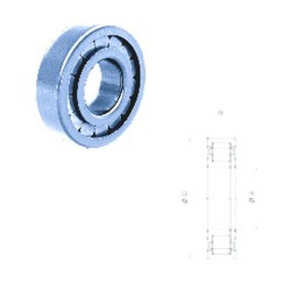 25 mm x 52 mm x 18 mm  Fersa NUP2205FM/C3 cylindrical roller bearings #2 image