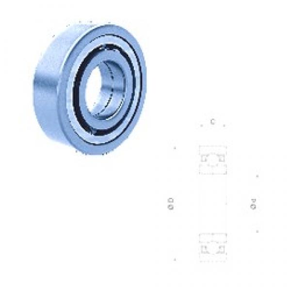 40 mm x 80 mm x 18 mm  Fersa QJ208FM/C3 angular contact ball bearings #2 image