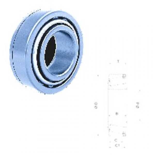 44,987 mm x 79,975 mm x 26 mm  Fersa U497/U460L tapered roller bearings #2 image