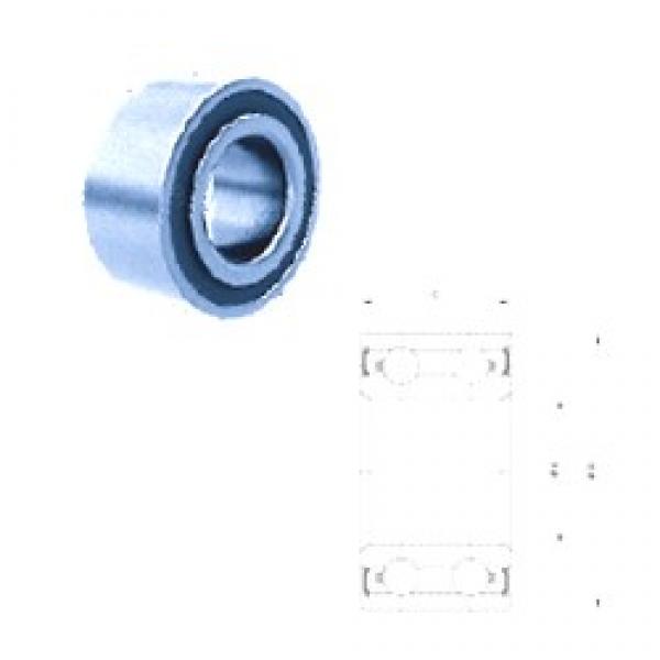40 mm x 80 mm x 30,2 mm  Fersa 3208B2RS/C3 angular contact ball bearings #2 image