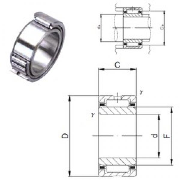 10 mm x 22 mm x 13 mm  JNS NA4900M needle roller bearings #2 image