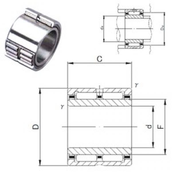 35 mm x 55 mm x 36 mm  JNS NA 6907 needle roller bearings #2 image