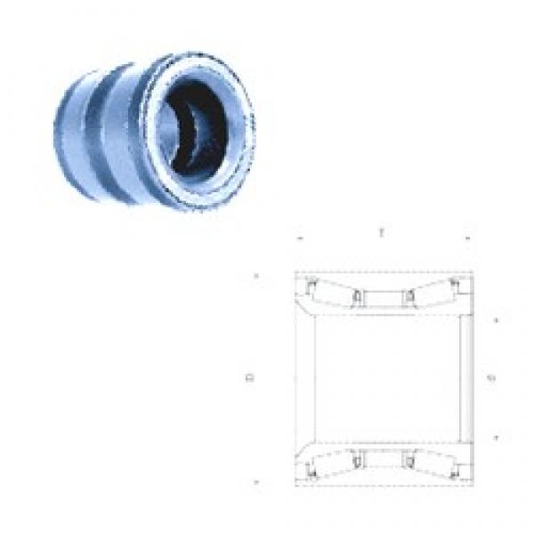 55 mm x 90 mm x 55 mm  PFI PW55900055CSHD tapered roller bearings #2 image