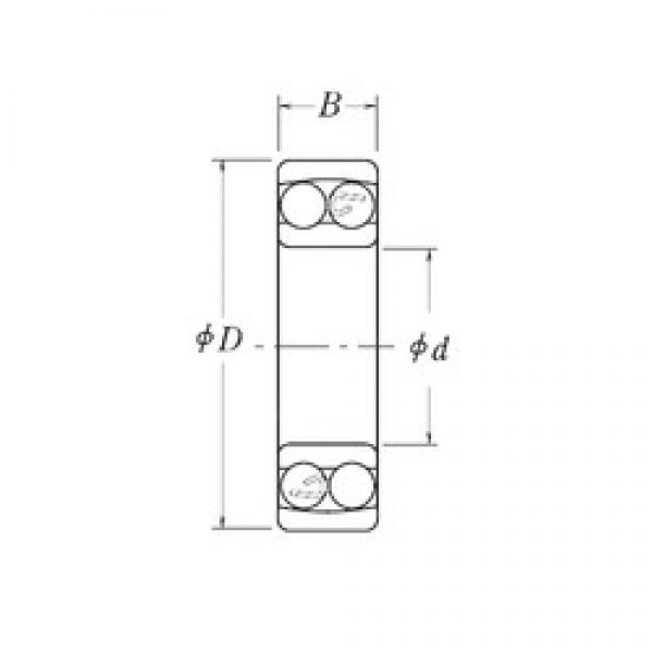 127 mm x 228,6 mm x 34,925 mm  RHP NLJ5 self aligning ball bearings #2 image