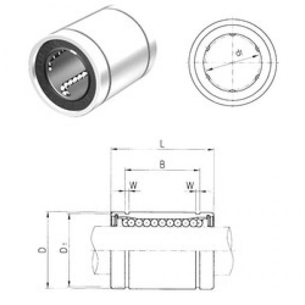 12 mm x 22 mm x 22,9 mm  Samick LME12 linear bearings #2 image
