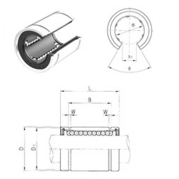 40 mm x 60 mm x 60,5 mm  Samick LM40OP linear bearings #2 image