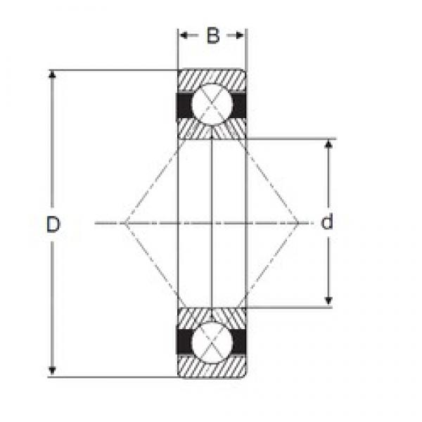 44,45 mm x 95,25 mm x 20,6375 mm  SIGMA QJL 1.3/4 angular contact ball bearings #2 image