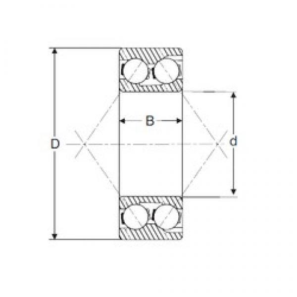 40 mm x 90 mm x 36,5 mm  SIGMA 3308 angular contact ball bearings #2 image
