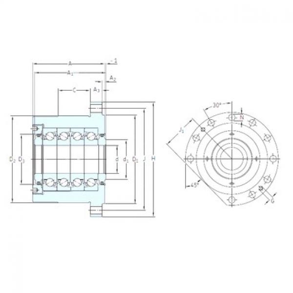 SNFA BSQU 240/1 TFT thrust ball bearings #2 image